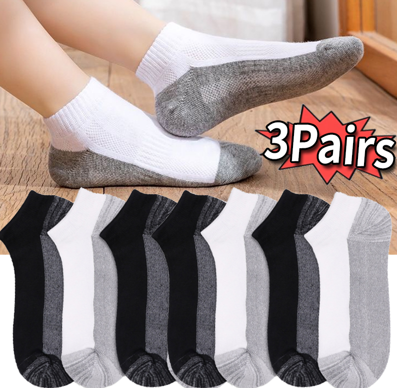 Ankle Sock Low Cut - Meias Finas de Verão para Homens,