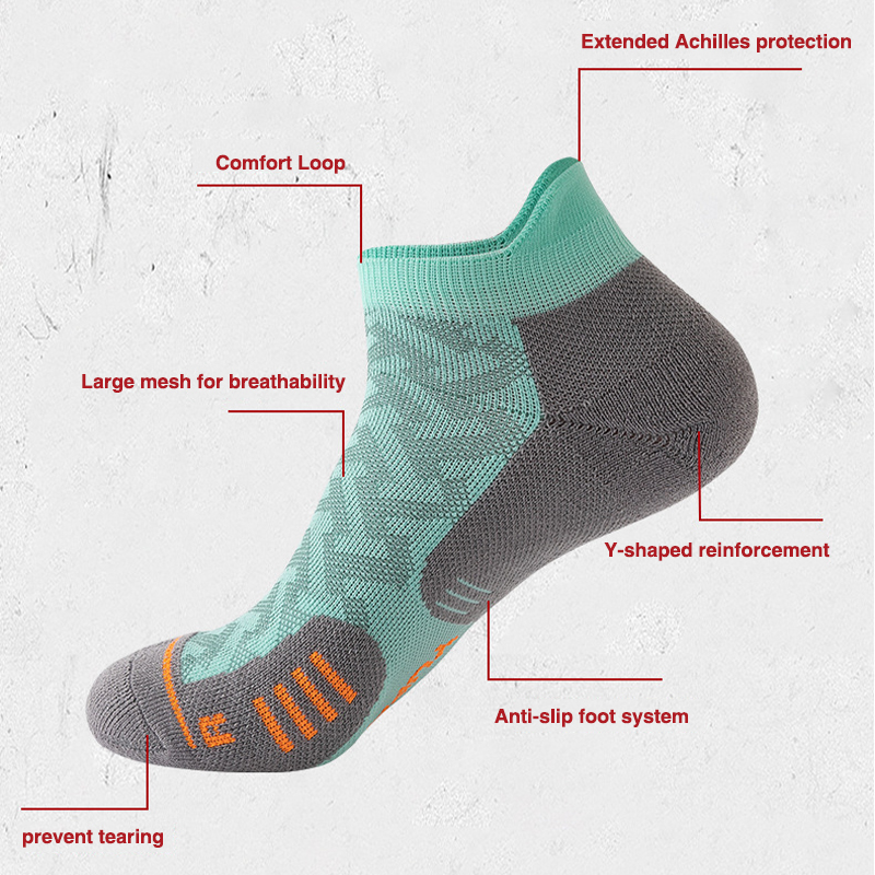 1/2/3 Pares de Meias Profissio - Ankle Sock Low Cut avaliação e preço