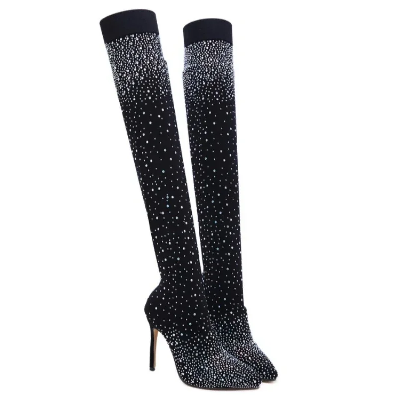 Sexy sobre o joelho botas para - Knee High Sock Women avaliação e preço