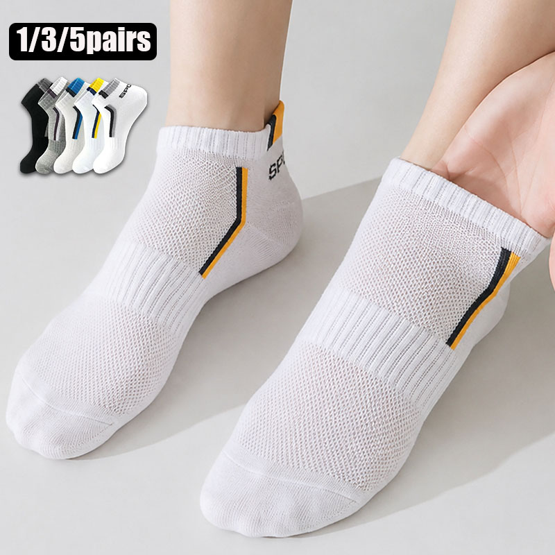 1/3/5 Pares de Meias Esportiva - No Show Sock Women avaliação e preço