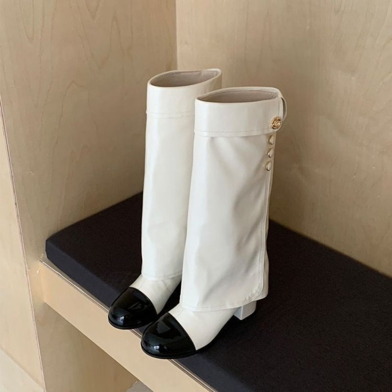 Botas Altas Elegantes em Preto - No Show Sock Women avaliação e preço
