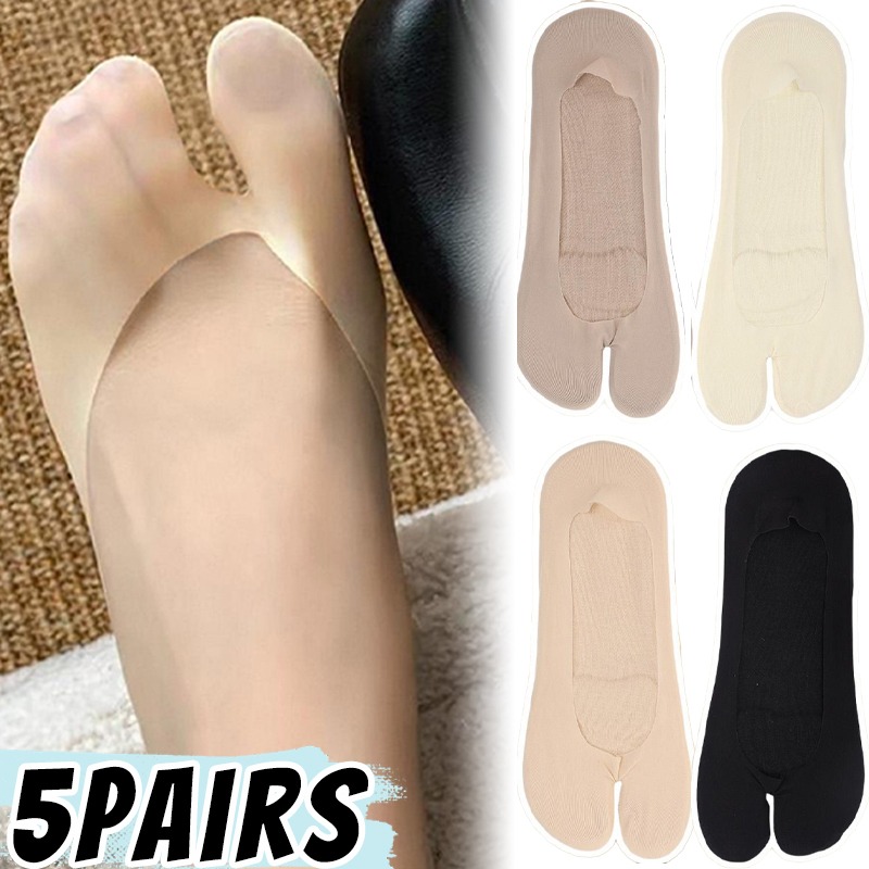 1/5 pares de Meias Tabi Femini - Toe Sock Split avaliação e preço